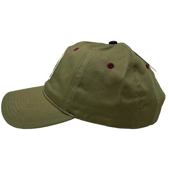 Yosemite National Park Men's Embroidered Patch Dad Snapback Hat Cap in Olive - Picture 3 of 5
